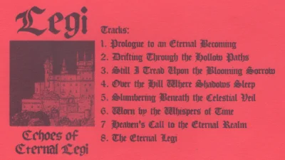 Legi - Echoes of eternal Legi
