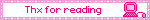 Thx for reading