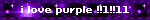 i love purple !!1!!11