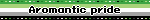 Aromantic pride