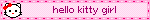 hello kitty girl