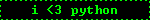 i 3 python