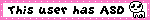 This user has ASD