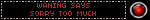 WANING SAYS SORRY TOO MUCH