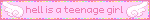 hell is a teenage girl