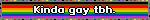 Kinda gay tbh.