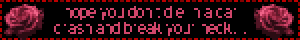 hope you don’t die in a car crash and break your neck…