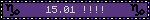 15.01 !!!!