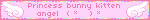Princess bunny kitten angel ଘ(੭*ˊᵕˋ)੭* ̀ˋ