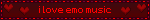 i love emo music