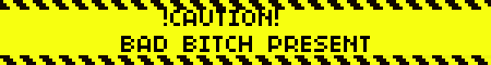 !CAUTION! BAD BITCH PRESENT