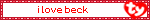 i love beck