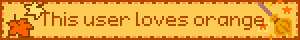 This user loves orange