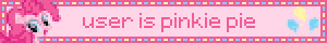 user is pinkie pie