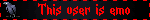 This user is emo
