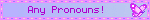 Any Pronouns!