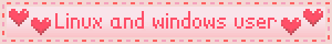 Linux and windows user