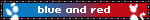 blue and red