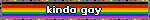 kinda gay