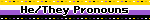 He/They Pronouns