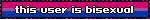 this user is bisexual