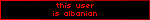 this user is albanian