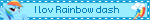 I lov Rainbow dash