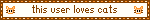 this user loves cats