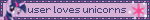 user loves unicorns