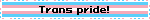 Trans pride!