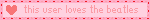 this user loves the beatles