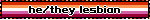 he/they lesbian