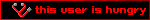 this user is hungry