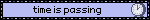time is passing