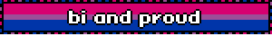 bi and proud