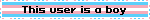 This user is a boy