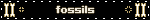 fossils