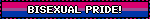 BISEXUAL PRIDE!