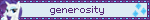 generosity