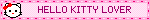 HELLO KITTY LOVER