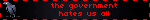 the government hates us all