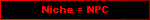 Niche = NPC