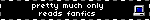 pretty much only reads fanfics