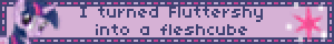 I turned Fluttershy into a fleshcube