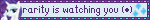 rarity is watching you (•)
