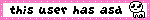 this user has asd