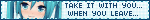 TAKE IT WITH YOU... WHEN YOU LEAVE...
