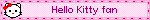 Hello Kitty fan