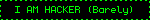I AM HACKER (Barely)