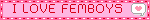 I LOVE FEMBOYS